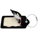 2 Pcs Letter B Luggage Tags for Suitcase, Unique Letters Tag, Travel Gifts for Privacy Cover ID Label with Stainless Steel Loop and Address Card