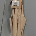 JEAREY 9FT Outdoor Patio Umbrella Outdoor Table Umbrella with Push Button Tilt and Crank, Market Umbrella 8 Sturdy Ribs UV Protection Waterproof for Garden, Deck, Backyard, Pool (Beige)