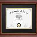 CORE ART Diploma Frame Display 11x14 Documents with Mat or 15x18 Pictures without Mat, Real Wood Wall Frame with Tempered Glass(Chocolate Brown)