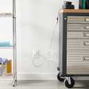 Amazon Basics Extension Cord, 6 Ft, 3 Prong Outlet Extender, Indoor Extension Cord, 13 Amps, 125V, White