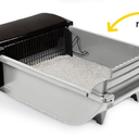 Pet Zone Self Cleaning Automatic Cat Litter Box - Smart Scoop Cat Litter Box with 6 Bags & Carbon Filter for Up to Two Cats 6-16 Pounds