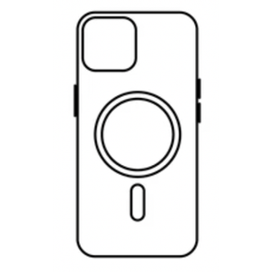 Phone Case with Black Border, Protective Slim Cover with Large Camera Cutout