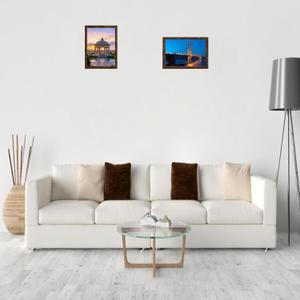 BESCRCL 5x8 Picture Frame, Photo Frame for Wall Mounting or Tabletop Display, Brown