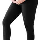 Walifrey Women's Maternity Leggings with Pockets Over The Belly,Pregnancy Yoga Pants Activewear Workout Leggings, Medium