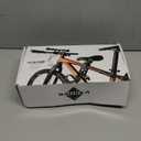 Kid Bike Seat Front Mounted and Handlebar for Mountain Bike Parent-Child Cycling, Child Bicycle Seat&Child Handlebar for All Adult MTB Bike Cycling(Foldable/Not Foldable Pedals)