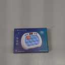 Intoypad Pop Game Light Up Fidget Toy for Kids, 6 Modes LED Screen Quick Push Games Controller Electric Fidget Popper Game Bubble Road Trip Activities Car Games Birthday Gifts Toys for Kids Boys Blue