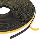 Yotache Weather Stripping (.25) 1/4 Inch Wide X 1/16 Inch Thick (New Adhesive Craft), Thin Foam Seal Gasket Tape for Window, Dashboard, Sliding Door Jamb, 65 Ft Length (2 Strips of 33 Ft Each)