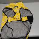 Mile High Life Dog Raincoat, Adjustable Waterproof Reflective Rain Jacket for Small Medium Large Dogs, Lightweight Breathable Pet Rain Coat with Leash Hole(Yellow Sun,L Chest 32-40")