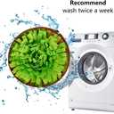 AWOOF Pet Snuffle Mat for Dogs, Interactive Feed Game for Boredom, Encourages Natural Foraging Skills for Cats Dogs Bowl Travel Use, Dog Treat Dispenser Indoor Outdoor Stress Relief (green)