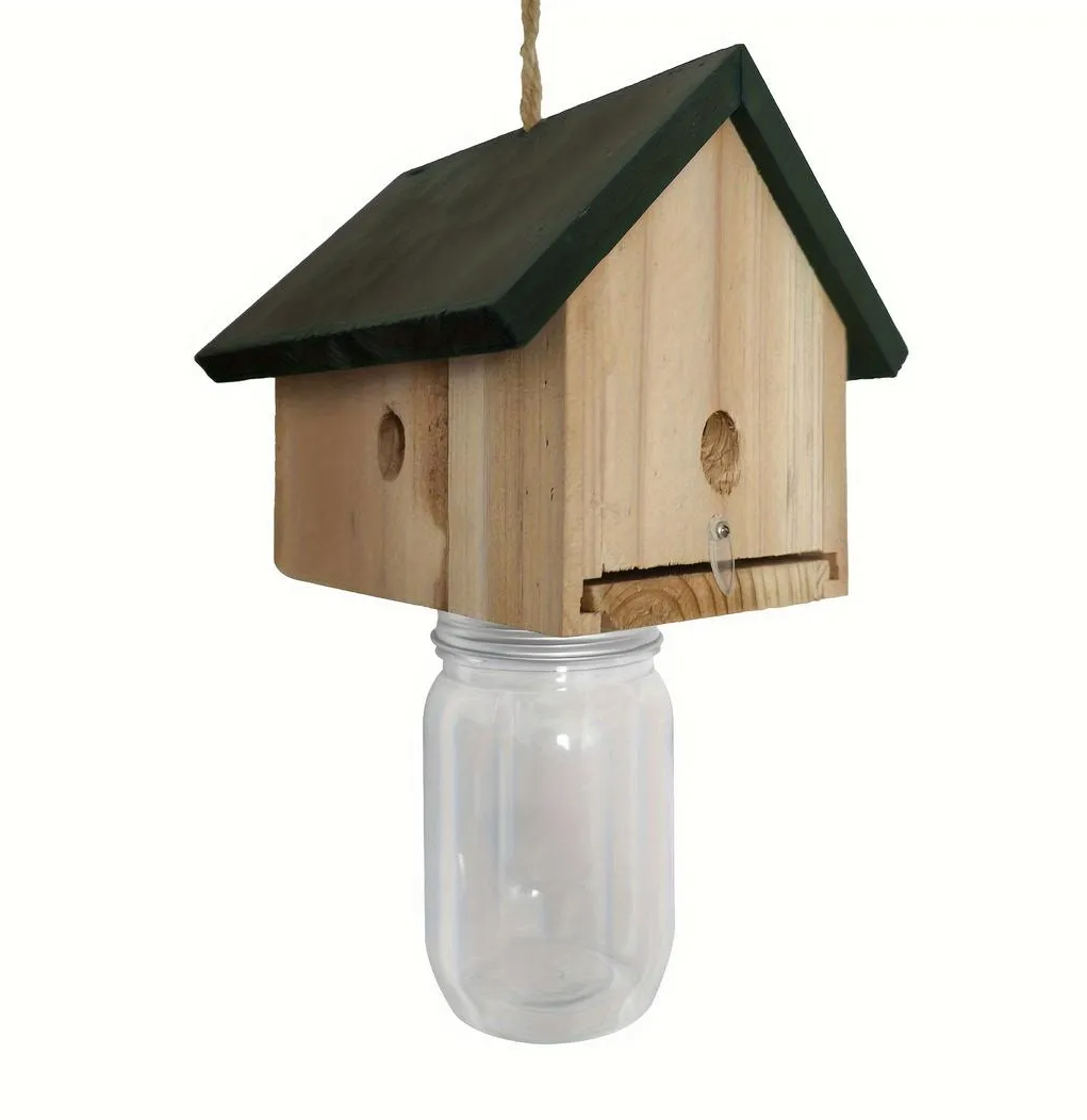 Carpenter Bee Trap Catcher Bird House design - Wood Boring Bee Trap