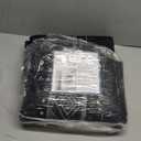 BESTSWEETIE 5x7 Area Rugs for Living Room Washable Moroccan Farmhouse Neutral Geometric Low Pile Non-Slip Soft Print Pattern Rug for Bedroom Kitchen Dining Room Entryway Black/White