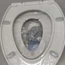 Jool Baby Quick Flip Toilet Seat with Built-in Potty & Splash Guard for Toddler Training, Slow Close (Elongated)