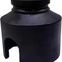 1" Drive 3" Heavy-Duty Tie Rod End Socket, 3-Inch Inner Diameter, 1.5-Inch Wide Slot, Heat-Treated Cr-V Alloy Steel