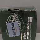 KITESSENSU Nonstick Turkey Roasting Pan with Rack 17 x 14 inch - Large Chicken Roaster Pan for Oven - Wider Handles & Heavy Duty Construction - Suitable for 24lb Turkey, Gray