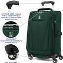 Travelpro Maxlite 5 Softside Carry-On Luggage Spinner, Forest, 31-Inch