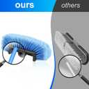 Tanlade 2 Pcs Car Wash Brush Head with Soft Detailing Bristle Flow Through Car Cleaning Brush Exterior Wash Equipment for Auto Truck RV Boat Camper(10 Inch,Blue)