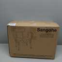 Sangohe Shower Chair - Shower Chair for Inside Shower - U-Shape Seat Heavy Duty Shower Chair - Shower Chair with Arms for Handicap - Wide Shower Seats for Elderly - Shower Chair for Bathtub, 796E