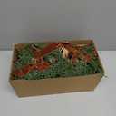 Aneco 6 Pcs 9.8" Small Christmas Norfolk Wreaths Decorations Mini Christmas Kitchen Cabinet Wreaths with Brown Velvet Bow Artificial Hanging Garlands for Door Window Room Farmhouse Xmas Party Decor