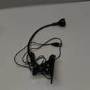 AORAEM Nail Lamp LED Nail Manicure Dryer Curing Light with Black Gooseneck and Clamp for Gel Nails