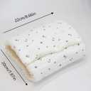 TEUOPIOE Baby Feeding Arm Pillow, Soft Cotton Multi Functional Bottle Nursing Pillow for Newborns,Expandable Breastfeeding Arm Support Cushion for Mom and Baby, Portable and Washable (White Star)