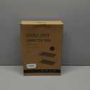 Seoneiro Whiskey Tray, Glass Cup Rack, Mug Holder, Coffee Cup Organizer, Bathroom Countertop Organizer with Drain Board Wine Glass Decorative, Food Tray, Kitchen Spice Rack (Transparent Color-2)