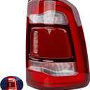 LED Taillights - Brake Tail Lights Compatible with RAM 1500 2019-2024, Replace 55112990AB 55112990AC 55112990AD - LED Driving Reverse Lamps Brake Turn Signal Lighting Rear Right Passenger Side