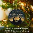 2 x Nativity Christmas Ornament 2025 - Christian Jesus Ornaments for Christmas Tree, Silhouette Nativity Scene Ornament, Religious Gifts for Catholic Women, Men, Family, Friends