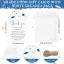 Roshtia 25 Set Graduation Party Favors for Guests 2026, Acrylic Shot Glasses with Thank You Cards and Organza Bags, High School & College Grad Celebration Party Souvenirs(Blue)