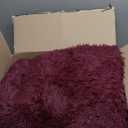 Andency 6x9 Area Rugs Burgundy,Large Shag Fluffy Soft Shaggy Rugs for Living Room Bedroom, Non-Slip Thick Plush Carpet for Kids Girls and Boys, Dorm Nursery Home Decor Aesthetic