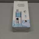 J.C&T Mouthwash Dispenser for Bathroom, 650ML(22 Fl Oz) Smart Mouthwash Dispensers Toothbrush Holders Wall Mounted,Wall Mounted/Countertop Automatic Mouthwash Dispenser for All Age Groups,Black