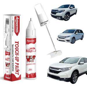Car Touch Up Paint for Honda(NH-603P) White Diamond Pearl, Color Exact Car Scratch Repair Remover Pen,Auto Paint Quick and Easy to fix Chips and Nicks Scuff