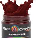 Eye Candy Resin Pigment Paste  Highly Pigmented Epoxy Color, 2 oz, Solid Non-Metallic, Mixable for Custom Shades (Akawain Red)