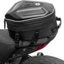 ROCKBROS EVA Hard Shell Motorcycle Tail Bag Waterproof Motorcycle Seat Bag Expandable Helmet Bag 35L Luggage Bag