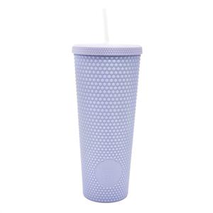 Manna Studded Tumbler 24oz 710 ml Rubber Finish Purple