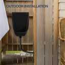 Dvkori Plastic Urinals For Men,Black,Urinals For Men,Urinal,Male Urinal,Urinals,Outdoor Toilet,Mens Urinal,Urinal For Men,Waterless Urinal,Urine Diverter,Urinals For Men Bathroom,Urinals Large