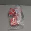 Hiboom 8 Pcs Wooden Train Track Riser Red Plastic Train Bridge Plastic Train Track Accessories Multi Level Support Risers Stackable Track Riser Support Risers