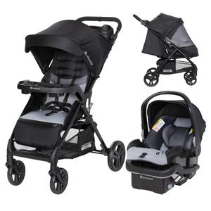 Baby Trend Passport Carriage Stroller Travel System with EZ-Lift Infant Car Seat, Dash Black, Manufacturing Date: 09/12/2025