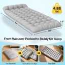 Slendor XXL Camping Cot with Mattress, Pillow & Carry Bag, 32" Extra Wide