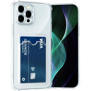 AKABEILA Case for Samsung Galaxy S24 Plus Clear Cute Phone Case Soft TPU Wallet Case Slim Bag Cover Shockproof with Card Slot Holder Clear