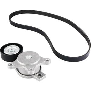 Drive Belt Tensioner Kit Compatible for Mazda 6 CX-9, For Lincoln MKS MKT MKX MKZ, For Ford Edge Explorer Flex Fusion Taurus, For Mercury Sable Replaces 6PK1140 BT4E6B209CC