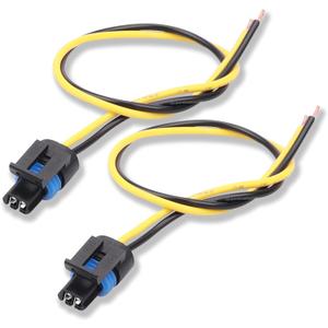 2pcs PT2386 Professional Multi-Purpose Pigtail 88862305 88987183 85100 Enigine Coolant Temperature Sensor Connector Harness/Headlamp Headlight Connector