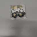 Straw Covers for Stanley Cup Accessories: Black Decorations for Stanley 30 oz & 40 oz Tumbler with Handle, Bling Letter Charms and Flower Silicone Straw Cap Topper, Trendy Stuff for Teen Girls & Women