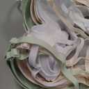 Girls Training Bra Teen Kids Sports Bras 8-10 10-12 12-14 14-16 (34, Two Pink-two Green-two White)