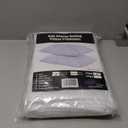 Quilted Pillow Protectors Queen Pair 20x30 Inches Extra Soft Thick Ultra Plush White Zippered Set of 2 Size Encasement