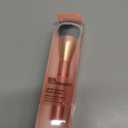 Real Techniques Glow Round Base Makeup Brush, For Liquid & Cream Makeup, Flat Top Foundation Brush For Buffing & Blending Up Coverage, Dense, Synthetic Bristles, Vegan & Cruelty Free, 1 Count