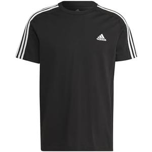 adidas Men's Essentials Single Jersey 3-Stripes T-Shirt Size M