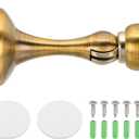 MECCANIXITY Magnetic Door Stoppers Stainless Steel Door Stops, Wall Floor Mounted Doors Holder Keep Doors Open for Home Office Closet (Golden Bronze)