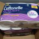 Cottonelle Ultra Comfort Toilet Paper with Cushiony CleaningRipples Texture, Strong Bath Tissue, 24 Family Mega Rolls = 108 Regular Rolls (4 Packs of 6)