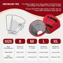 Dog Cone Collar After Surgery for Medium Dogs, Adjustable Soft Recovery Cone for Dogs to Stop Licking Biting, Comfortable Pet Elizabethan Alternative for Wound Healing