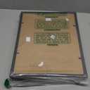 Lavezee 9x11 Black Picture Frame Set of 10, Bulk Collage Frames for Photos 8x10 with Mat or 9x11 without Mat, Table Top and Wall Mounting Decor